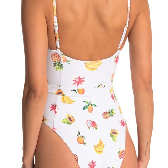 WeWoreWhat Danielle Fruit OnePiece Small NWT - Picture 2 of 5